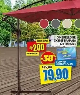 Risparmio Casa Ombrellone alluminio offerta
