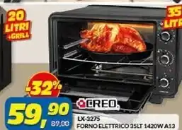 Risparmio Casa Creo lx-3275 forno elettrico offerta