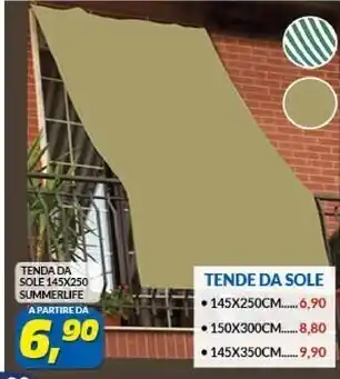 Risparmio Casa Tenda da sole 145x250 summerlife offerta