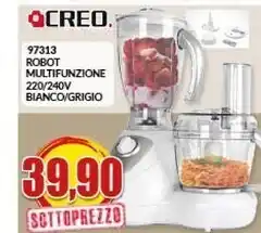Risparmio Casa Creo 97313 robot multifunzione 220 / 240v bianco / grigio offerta