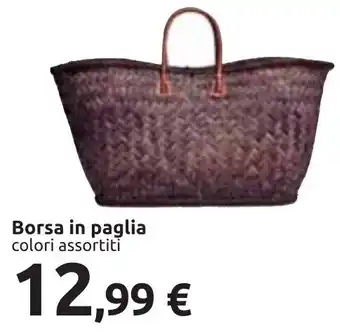 Borsa in paglia colori assortiti