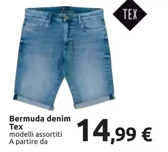 Bermuda denim Tex modelli assortiti A partire da