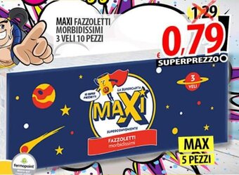 Il Genio Supermercato MAXI FAZZOLETTI MORBIDISSIMI 3 VELI 10 PEZZI offerta