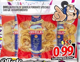 DIVELLA PASTA DI SEMOLA FORMATI SPECIALI 500 GR ASSORTIMENTO