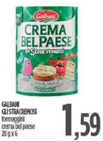 Ciro Amodio GALBANI GLISTRACREMOSIGALBAM GLISTRACREMOSI formaggini crema bel paese 28gx6 28gx6 offerta