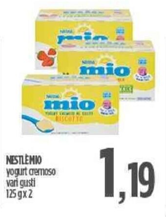 NESTLE MIO yogurt cremoso vari gusti 125 g x 2