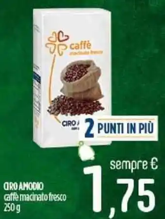 Ciro Amodio ORO AMODIO caffe macinato fresco 250 g offerta