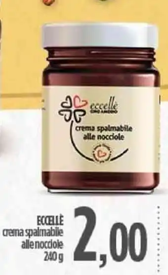 ECCELLEECCELLE crema spalmabile alle nocciole 240 g 240 g