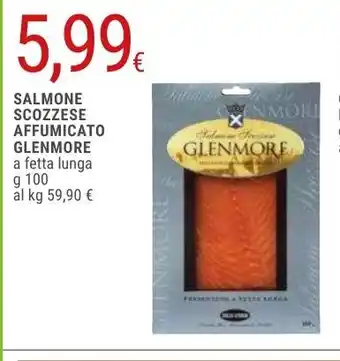 SALMONE SCOZZESE AFFUMICATO GLENMORE 100 g