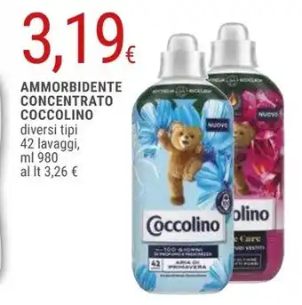Doro Daily AMMORBIDENTE CONCENTRATO COCCOLINO 42 lavaggi, 980 ml offerta