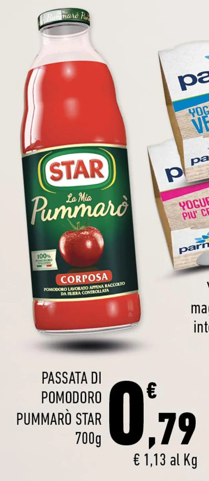 Conad PASSATA DI POMODORO PUMMARÒ STAR 700g offerta