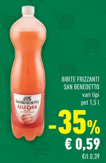 Conad Margherita BIBITE FRIZZANTI SAN BENEDETTO vari tipi pet 1,5 offerta