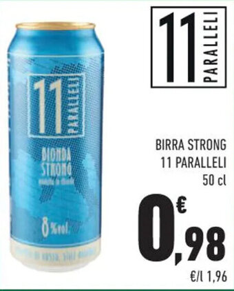 BIRRA STRONG 11 PARALLELI 50 cl