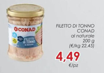 FILETTO DI TONNO CONAD 200 g
