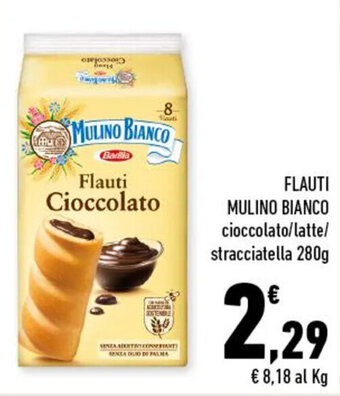 Conad FLAUTI MULINO BIANCO cioccolato/latte/ stracciatella 280g offerta