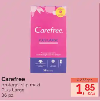 Carefree Plus Large proteggi slip maxi 36pz.