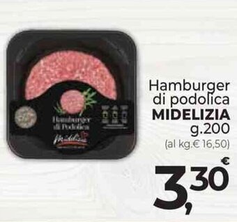 Supermercati Dok Hamburger di podolíca MIDELIZIA g.200 offerta