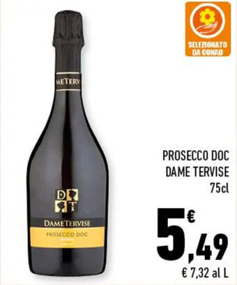 Conad PROSECCO DOC DAME TERVISE 75cl offerta