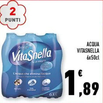 Conad ACQUA VITASNELLA 6x50cl offerta