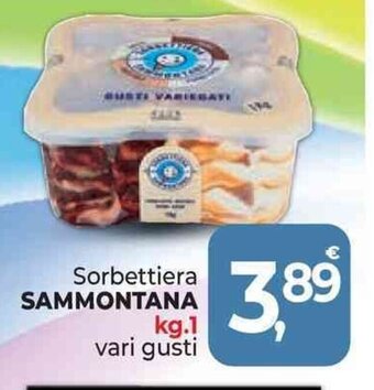 Supermercati Dok Sorbettiera SAMMONTANA kg.1 vari gusti offerta