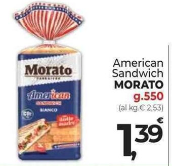 American Sandwich MORATO g.550