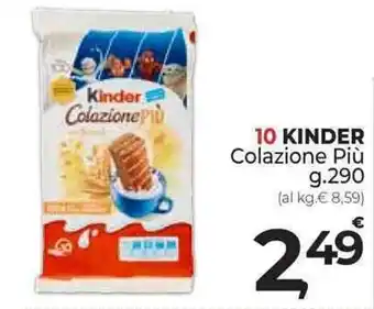 KINDER Colazione Più 290 g
