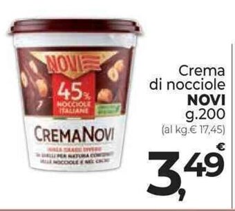 Supermercati Dok Crema di nocciole NOVI g.200 offerta