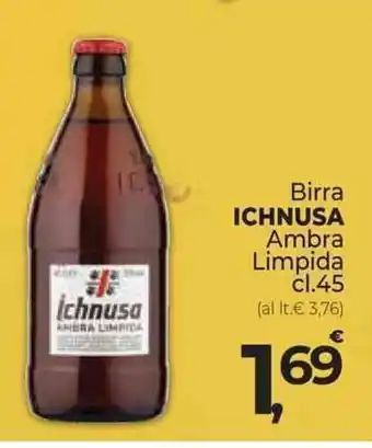 Birra ICHNUSA Ambra Limpida cl.45