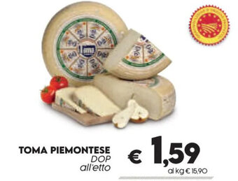 Crai TOMA PIEMONTESE DOP all'etto offerta