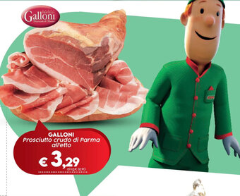 Crai Galloni Prosciutto crudo di Parma all'etto offerta