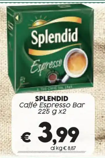 SPLENDID Caffè Espresso Bar 225 g x2