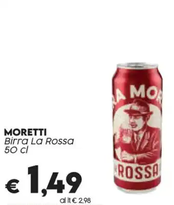 Crai MORETTI Birra La Rossa 50 cl offerta