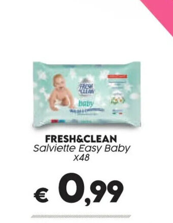 FRESH&CLEAN Salviette Easy Baby X48