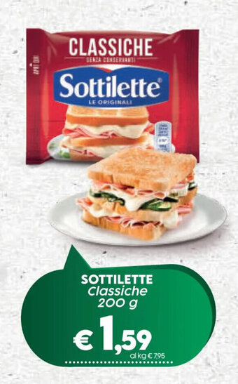Crai SOTTILETTE Classiche 200 g offerta