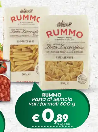 RUMMO Pasta di semola vari formati 500 g