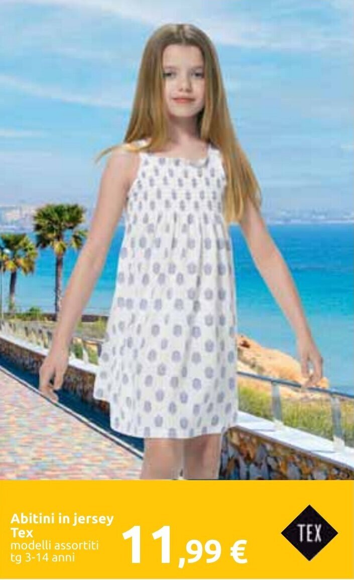 Carrefour Abitini in jersey Tex tg 3-14 anni offerta