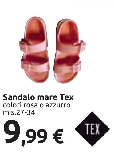 Carrefour Sandalo mare TEX mis.27-34 offerta