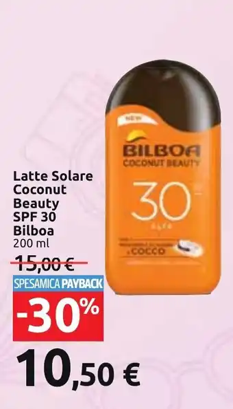 Latte Solare Coconut Beauty SPF 30 Bilboa 200 ml