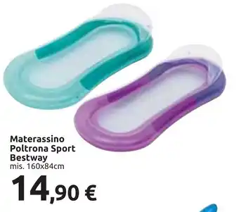 Materassino Poltrona Sport Bestway mis. 160x84cm