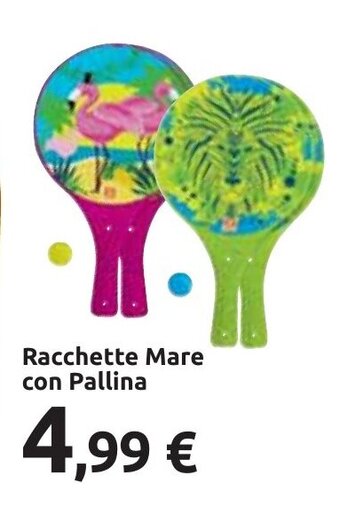 Carrefour Racchette Mare con Pallina offerta