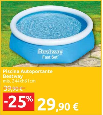 Carrefour Piscina Autoportante Bestway mis. 244xh61cm offerta