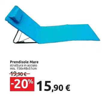 Carrefour Prendisole Mare mis. 156x48x51 cm offerta