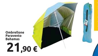 Carrefour Ombrellone Paravento Bahamas offerta