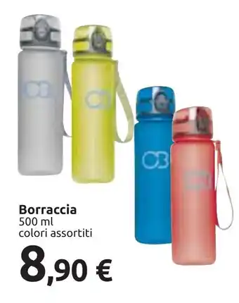 Carrefour Borraccia 500 ml colori assortiti offerta