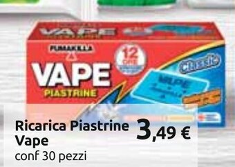 Carrefour Ricarica Piastrine Vape conf 30 pezzi offerta