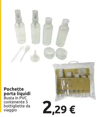 Carrefour Pochette porta liquidi offerta