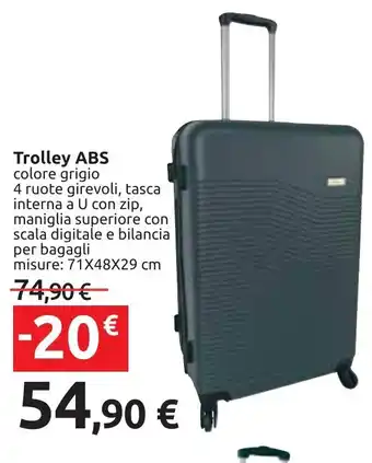 Carrefour Trolley ABS offerta
