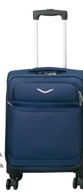 Carrefour Trolley morbido. Chiusura TSA. 66x44x35 cm offerta