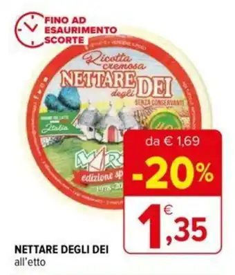Iperal NETTARE DEGLI DEI all'etto offerta
