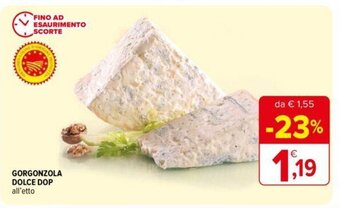 Iperal GORGONZOLA DOLCE DOP all'etto offerta